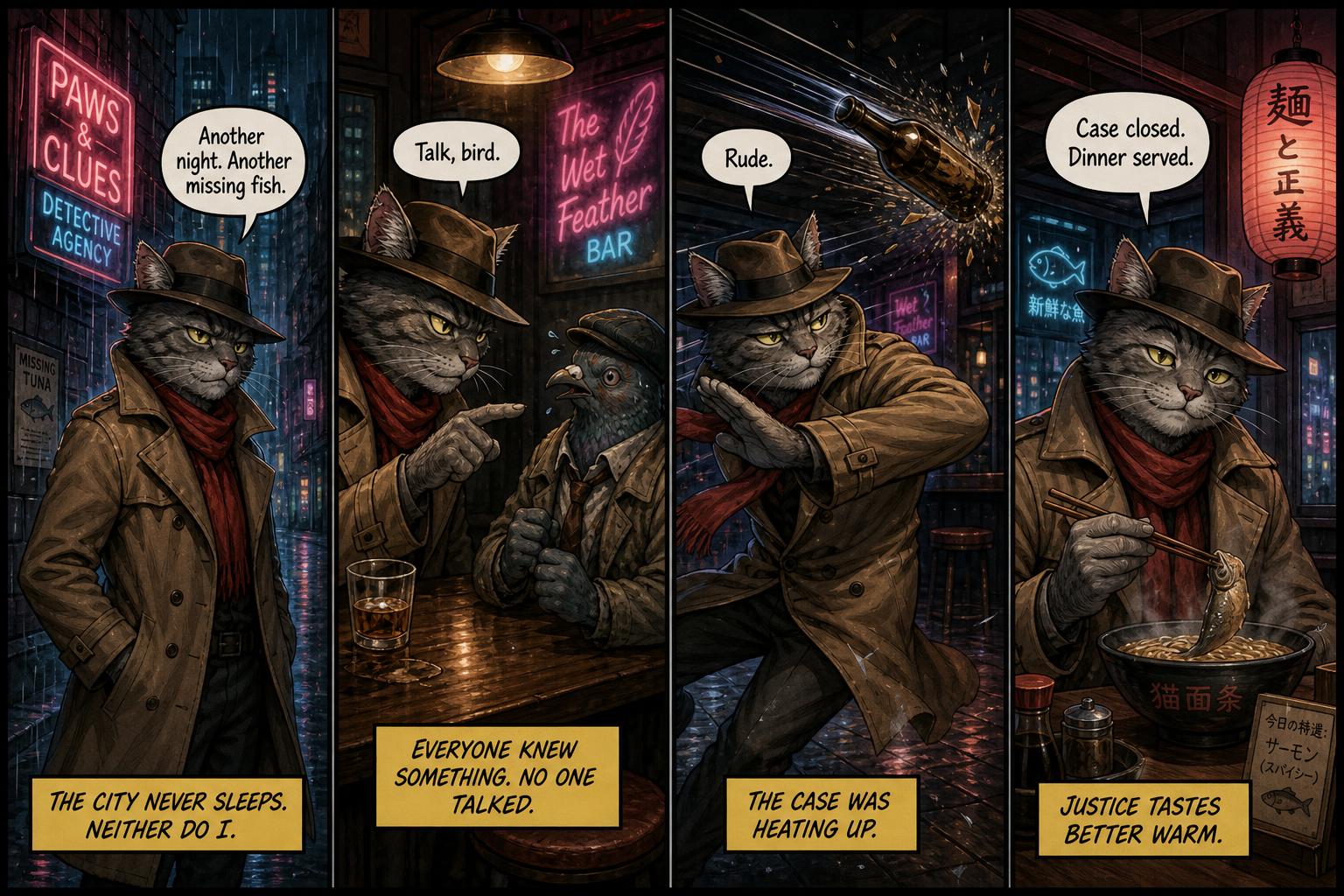 Whiskers, P.I. — Neo-noir